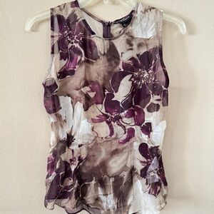 NWT In Add Minus 100%Silk Blouse 4